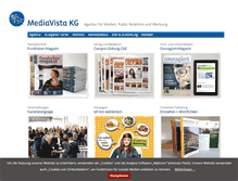 Tablet Screenshot of mediavista.de